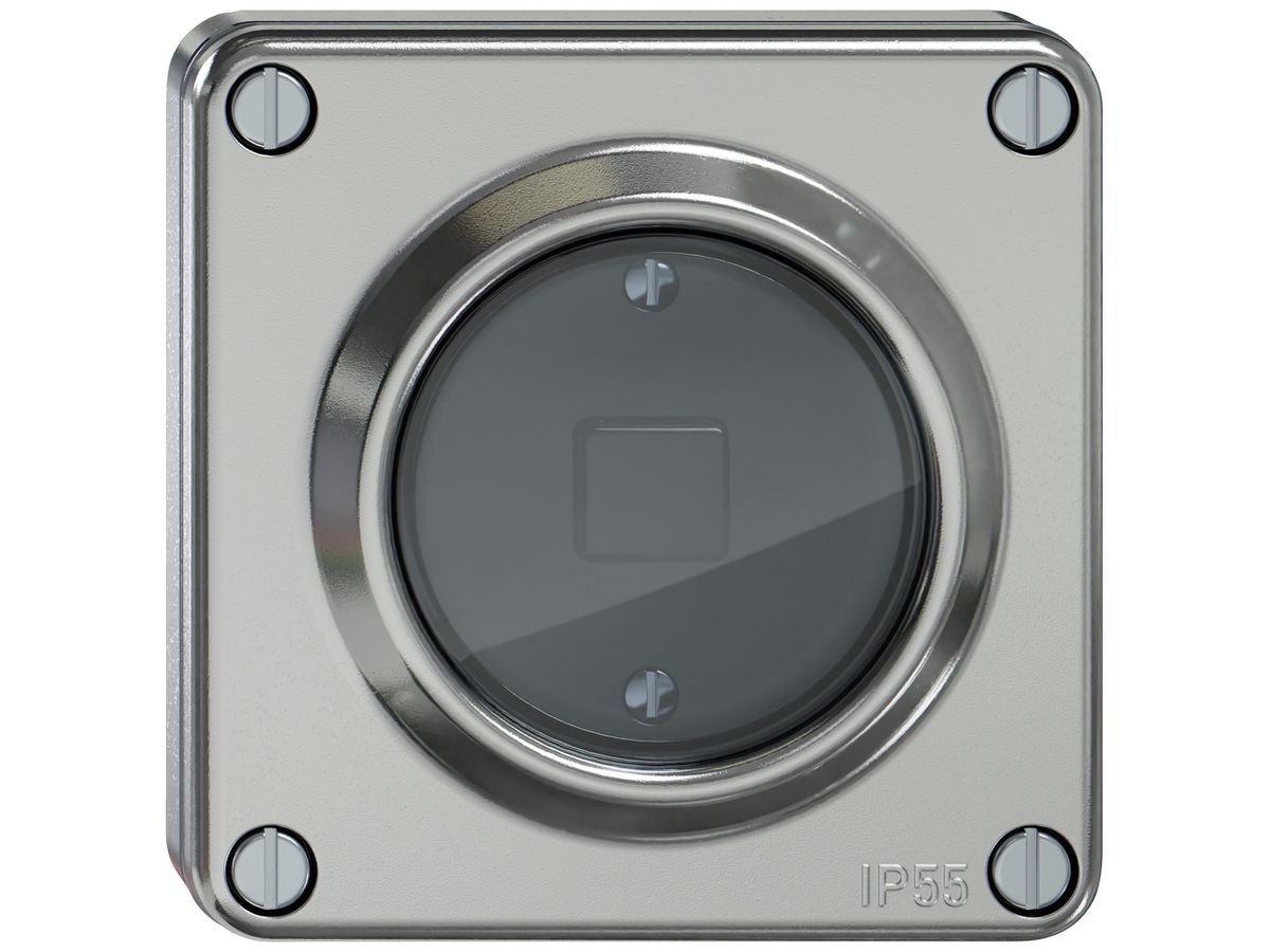 UP-Taster KNX RGB ELEMENT KNX Pro SNAPFIX® 1T 1B LED IP55 al