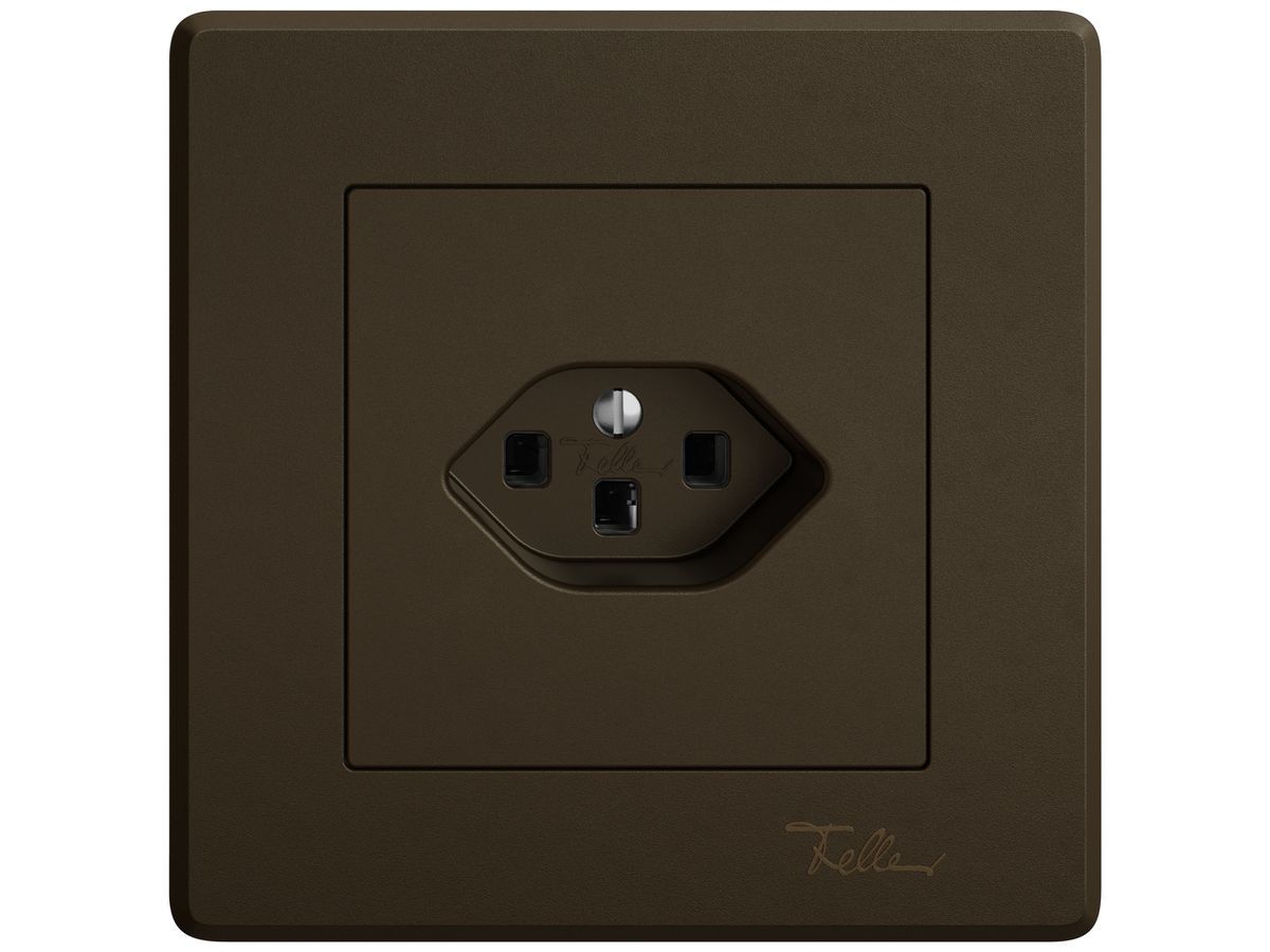 UP-Steckdose EDIZIO.liv SNAPFIX® 1×T23 br