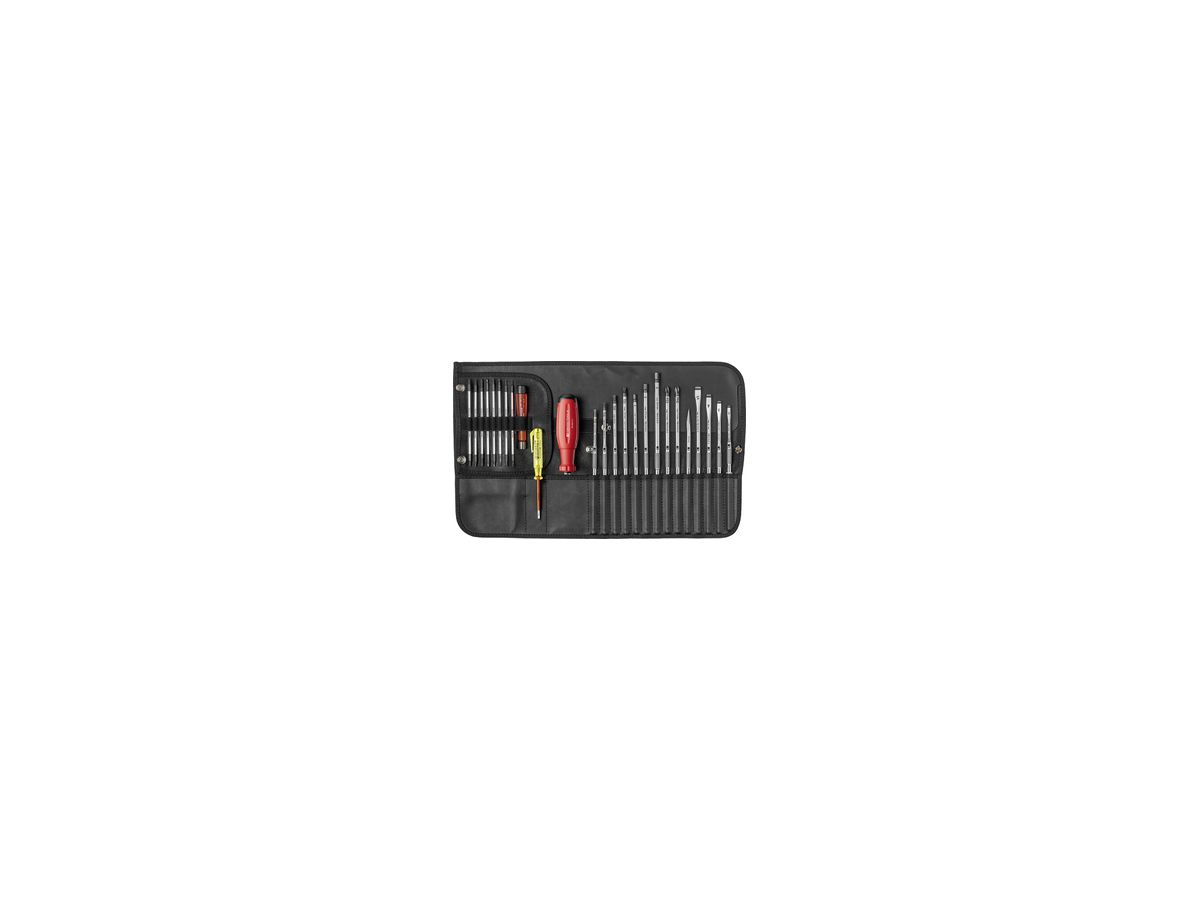 Schraubenzieher-Set PB SwissGrip Evo 31-tlg Rolltasche
