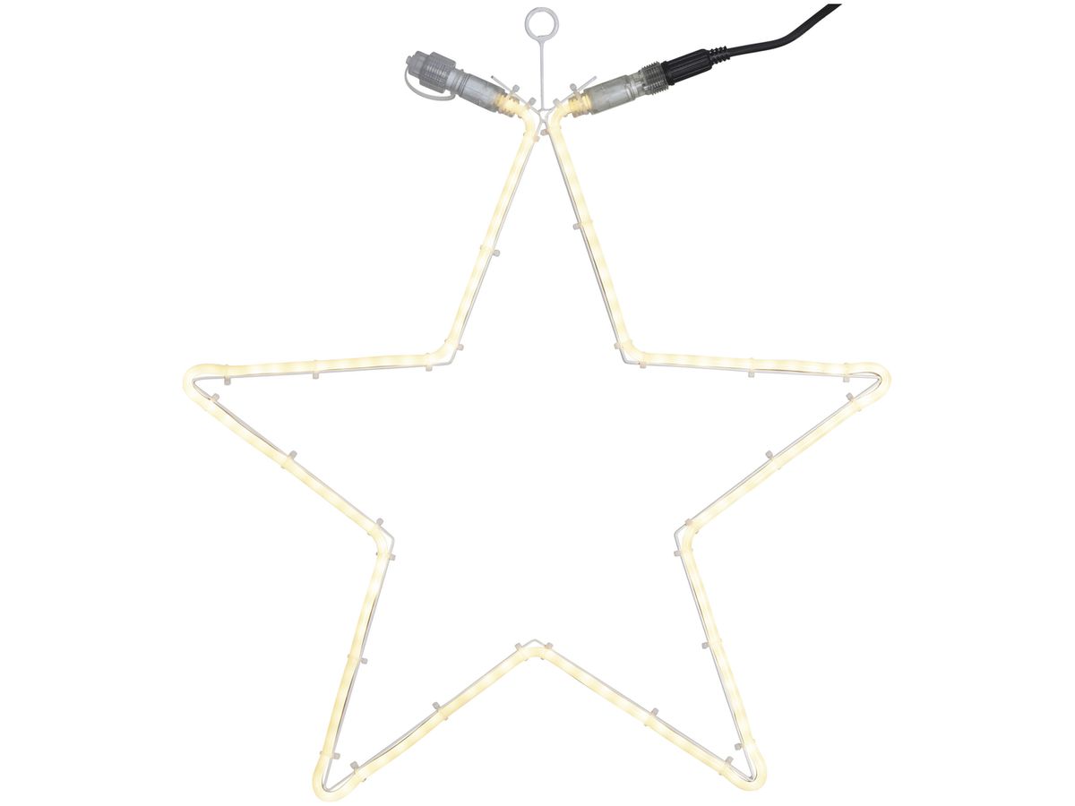 Lichtschlauch 'Stern' NEON System 24 Extra, 550×600mm, 2.6W/Stk., warmweiss