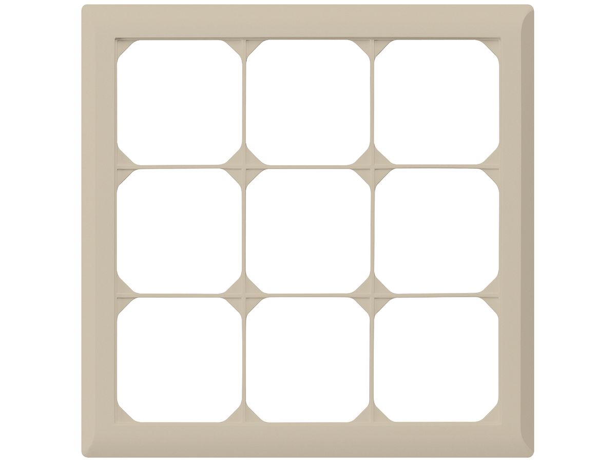 UP-Abdeckrahmen kallysto.line 3×3 beige 212×212mm