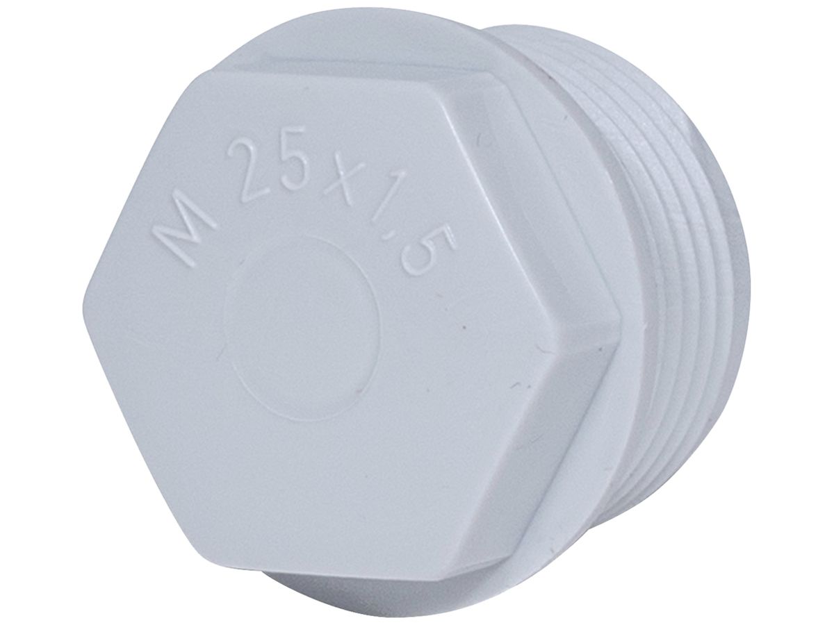 Würgenippel PE M63 grau