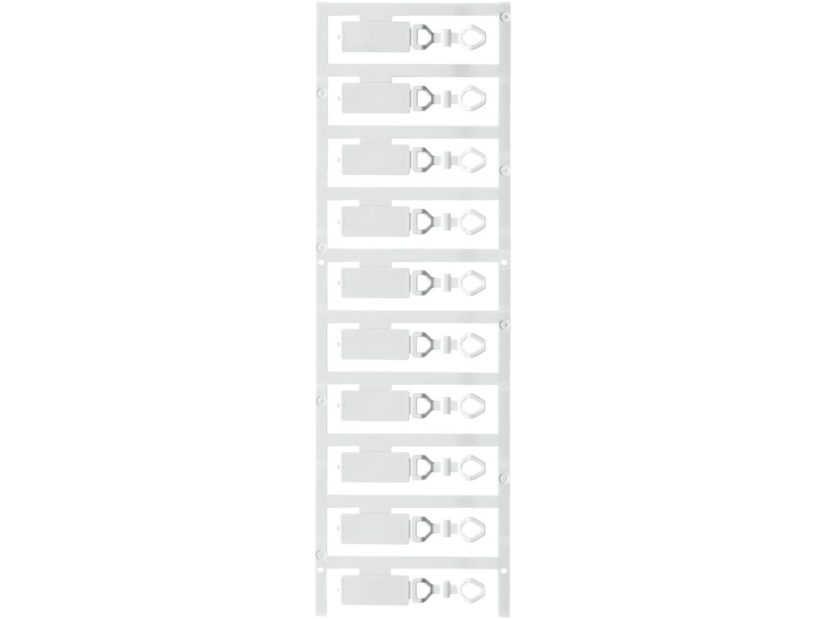 Gerätemarkierer Weidmüller MultiCard DMC 1.5…7.5mm 30m 12×27mm 30m PA66 weiss