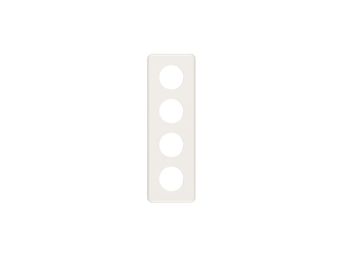 Abdeckplatte 4×1 4×43mm weiss