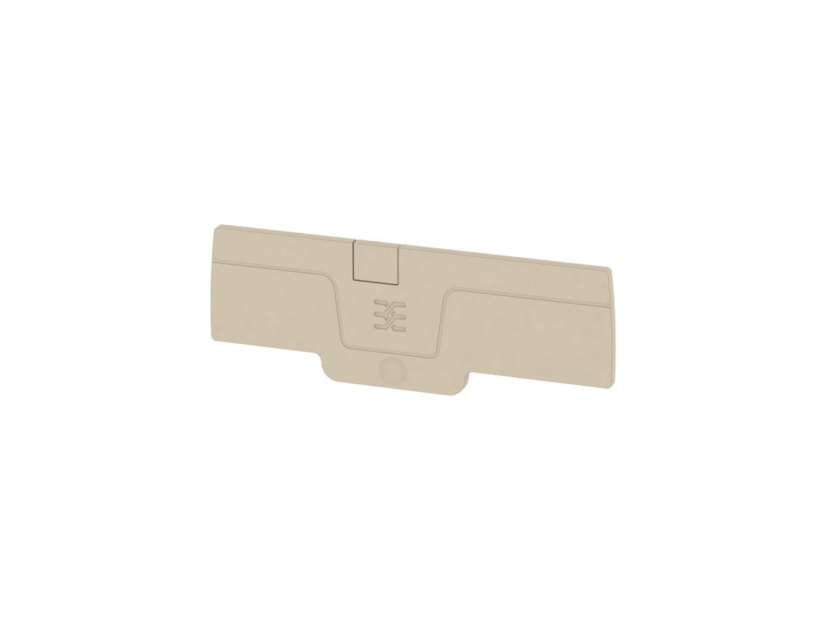 Abschlussplatte Weidmüller A-Reihe AEP DT 2.5 3C 82.85×2.1mm, beige