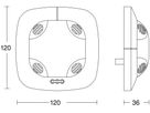 EB-Präsenzmelder Steinel US KNX 360°h=2.8m Ø10m