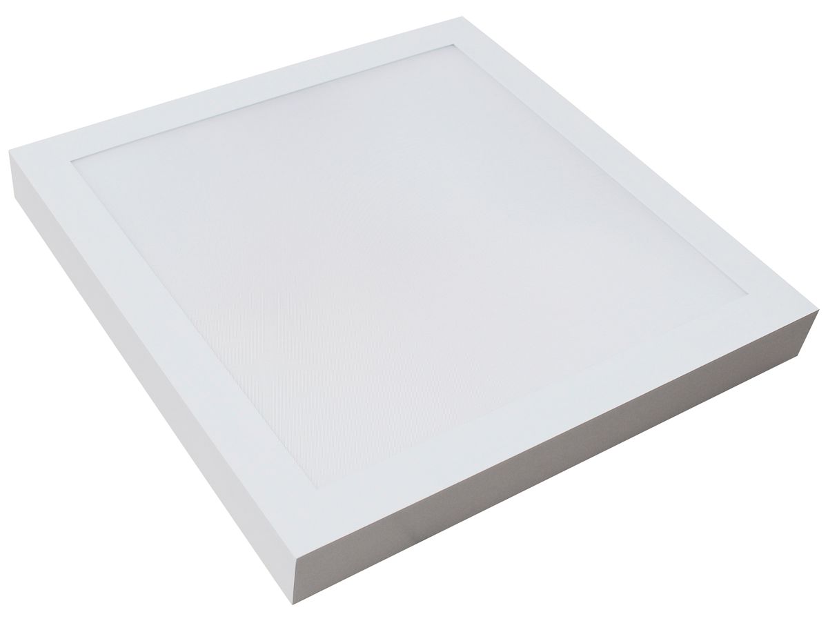 LED-Decken-/Wandleuchte DOTLUX PANELbig-ugr 25W 3800lm IP40 425×48mm weiss