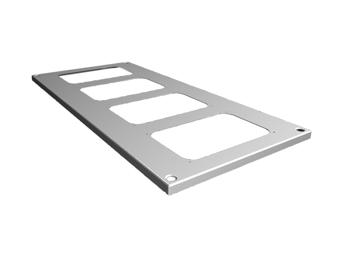Oberbodenblech Rittal SV 9681.548 400×800mm Dachbeplankung grau