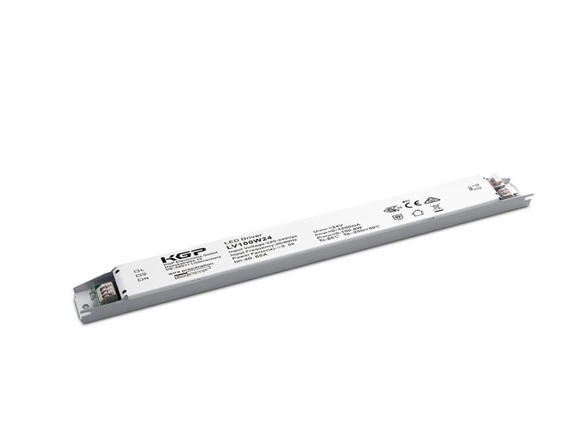 LED-Konverter DOTLUX CV IP20 0…100W 24V/4.2A 360×30×21mm