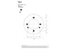 Poller SLV M-POL 90 Aluminium Ø124×834mm anthrazit