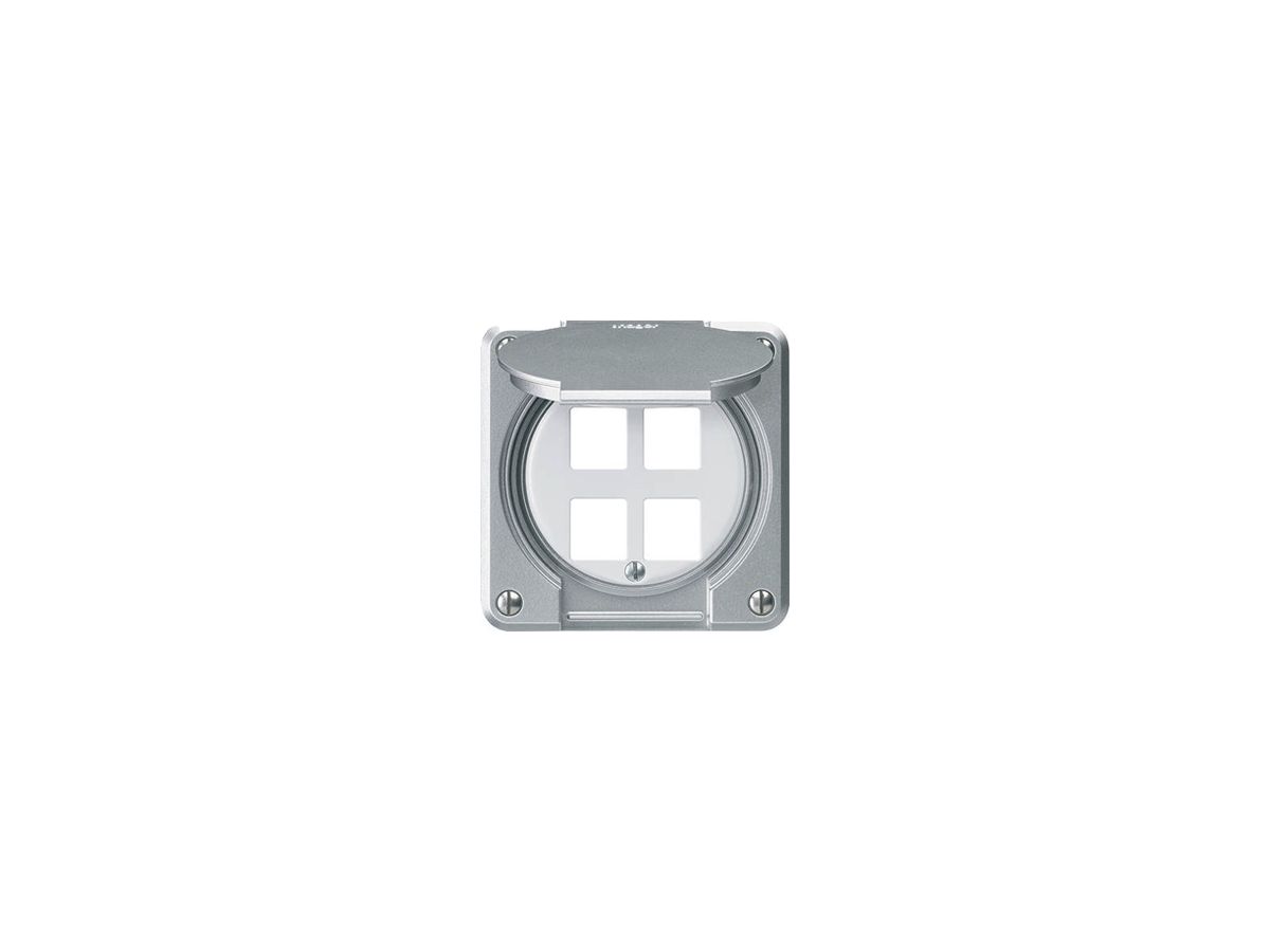 UP-Montageset robusto HMS IP55 aluminium für 4×Modul