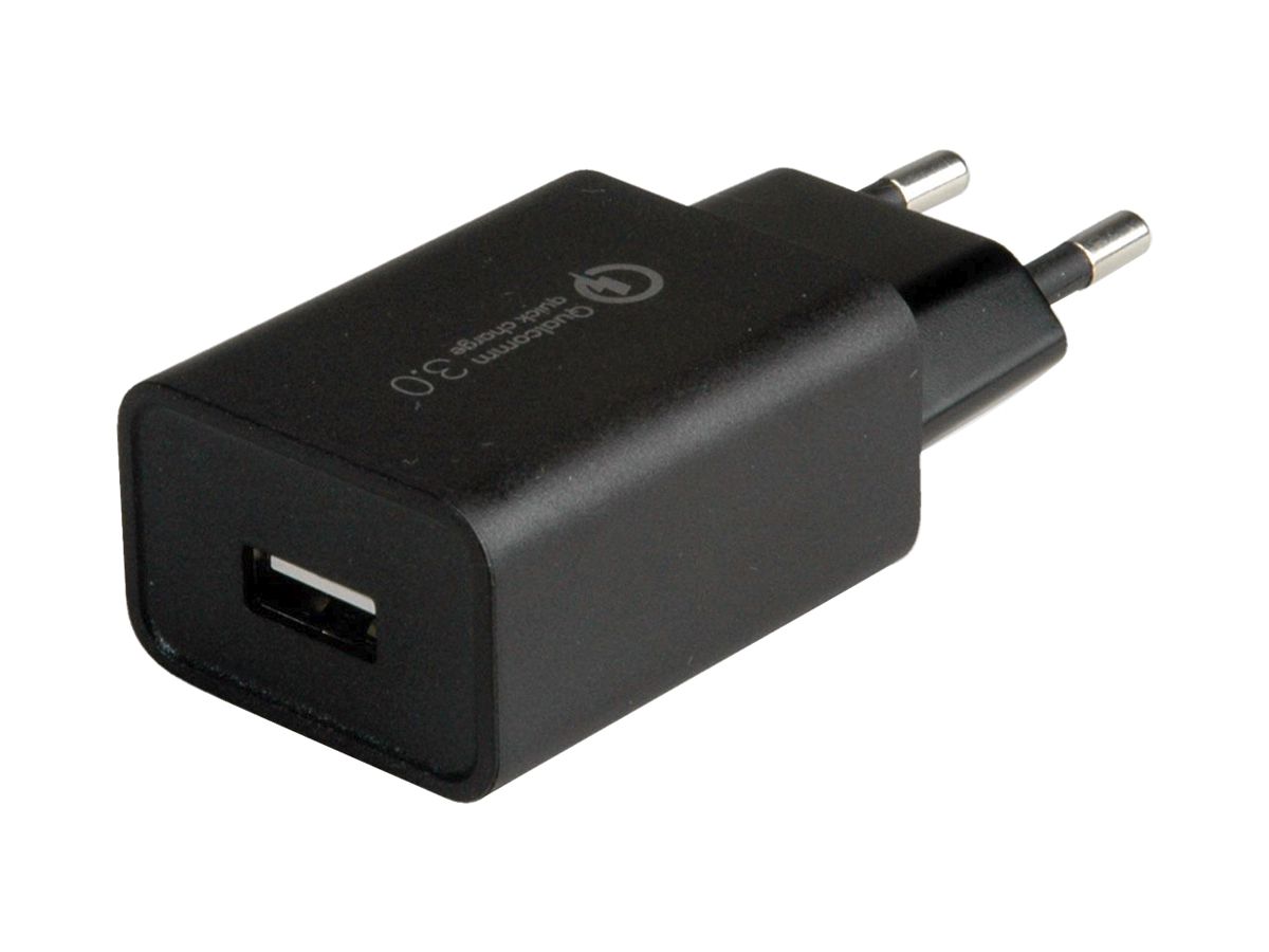 Netzgerät VALUE, 1×USB A (QC 3.0), 18W