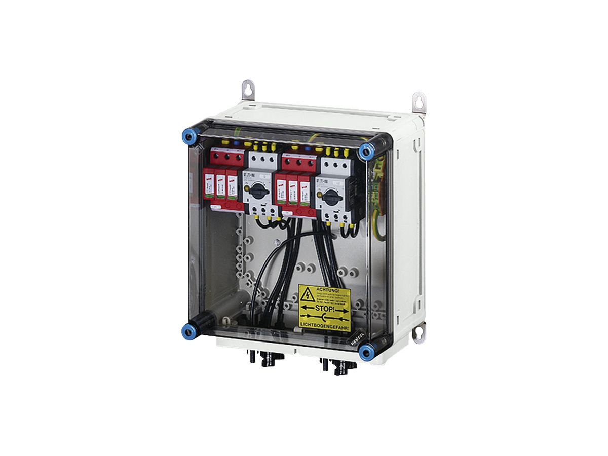 PV Kasten ENYSUN Mi PV 2222 mit MC4-Stecker 2×Überspannungsableiter+Freischalter