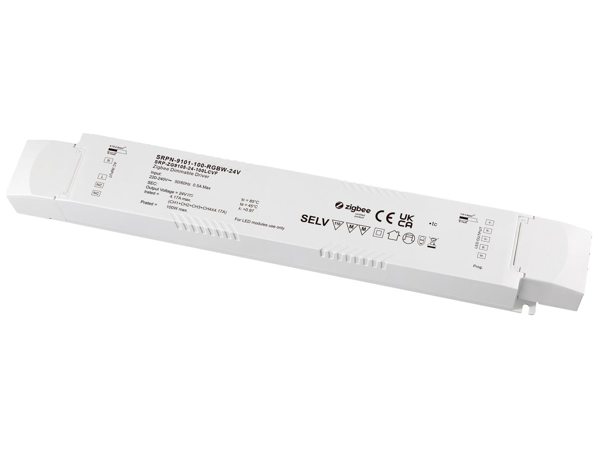 LED-Betriebsgerät SUNRICHER SRPN-9101 0…100W 24V 0…4170mA DIM Zigbee RGBW