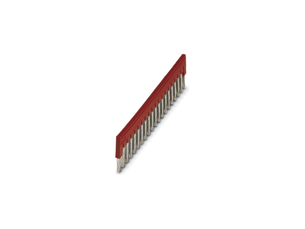 Steckbrücke 6mm 20L rot CLIPLINE