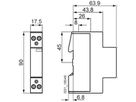 REG-Schütz Siemens SENTRON INSTA 5TT5 220…230V AC/DC 1NO 1NC 20A 230V 1TE