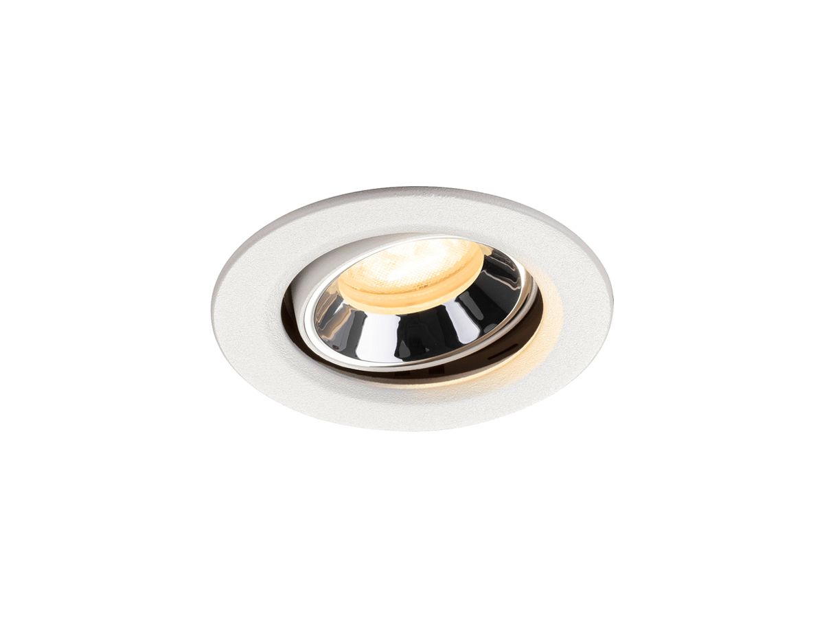 LED-Downlight SLV NUMINOS MOVE XS 6.9W 950lm 3000K WB DALI Ø68 ws/cr