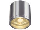 Deckenleuchte SLV ROX CEILING OUT GU10 50W IP44 Ø125×125mm Al-geb.