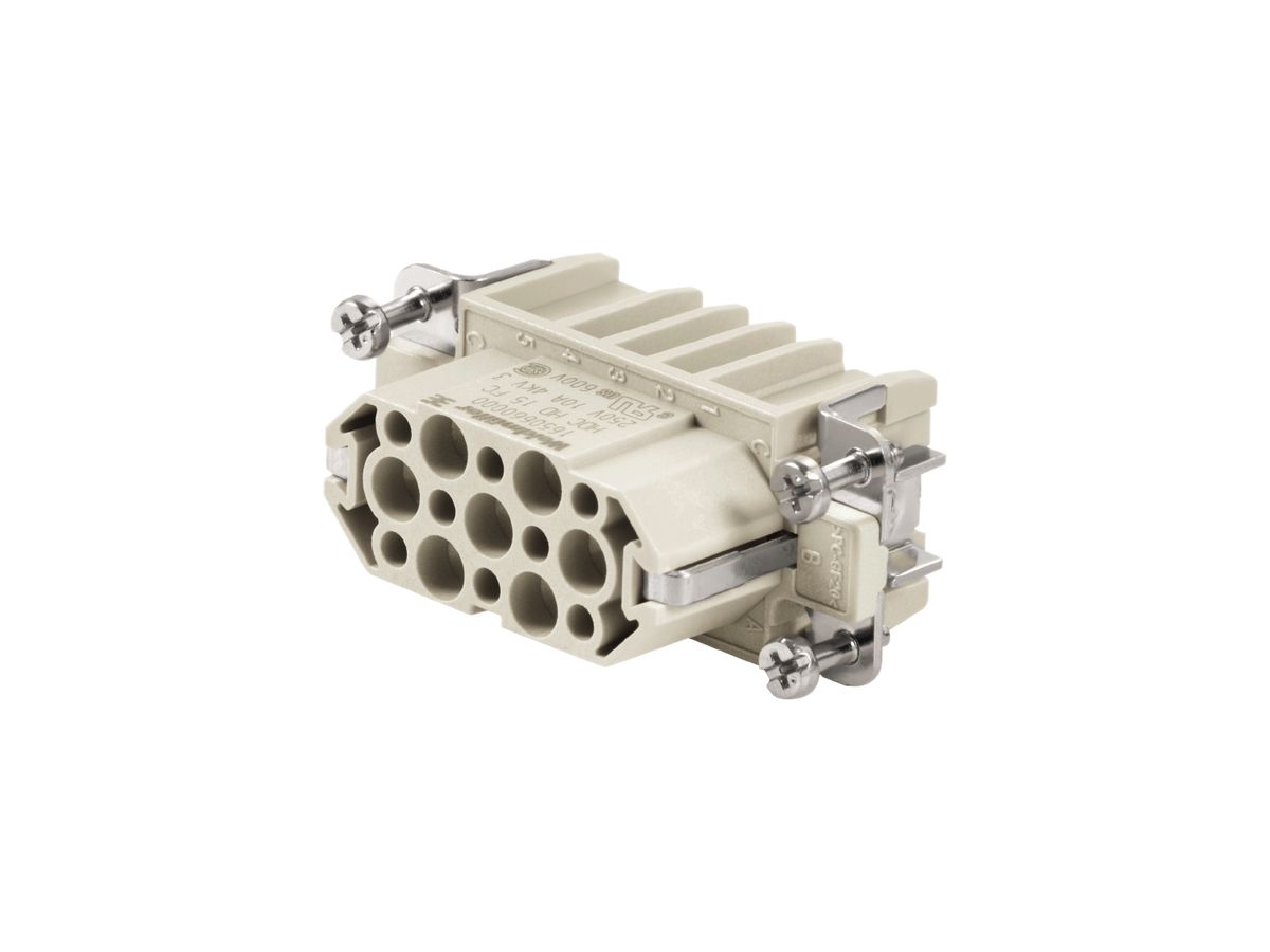 Buchseneinsatz Weidmüller HDC HD 250V 10A 15L Crimpanschluss Gr.2