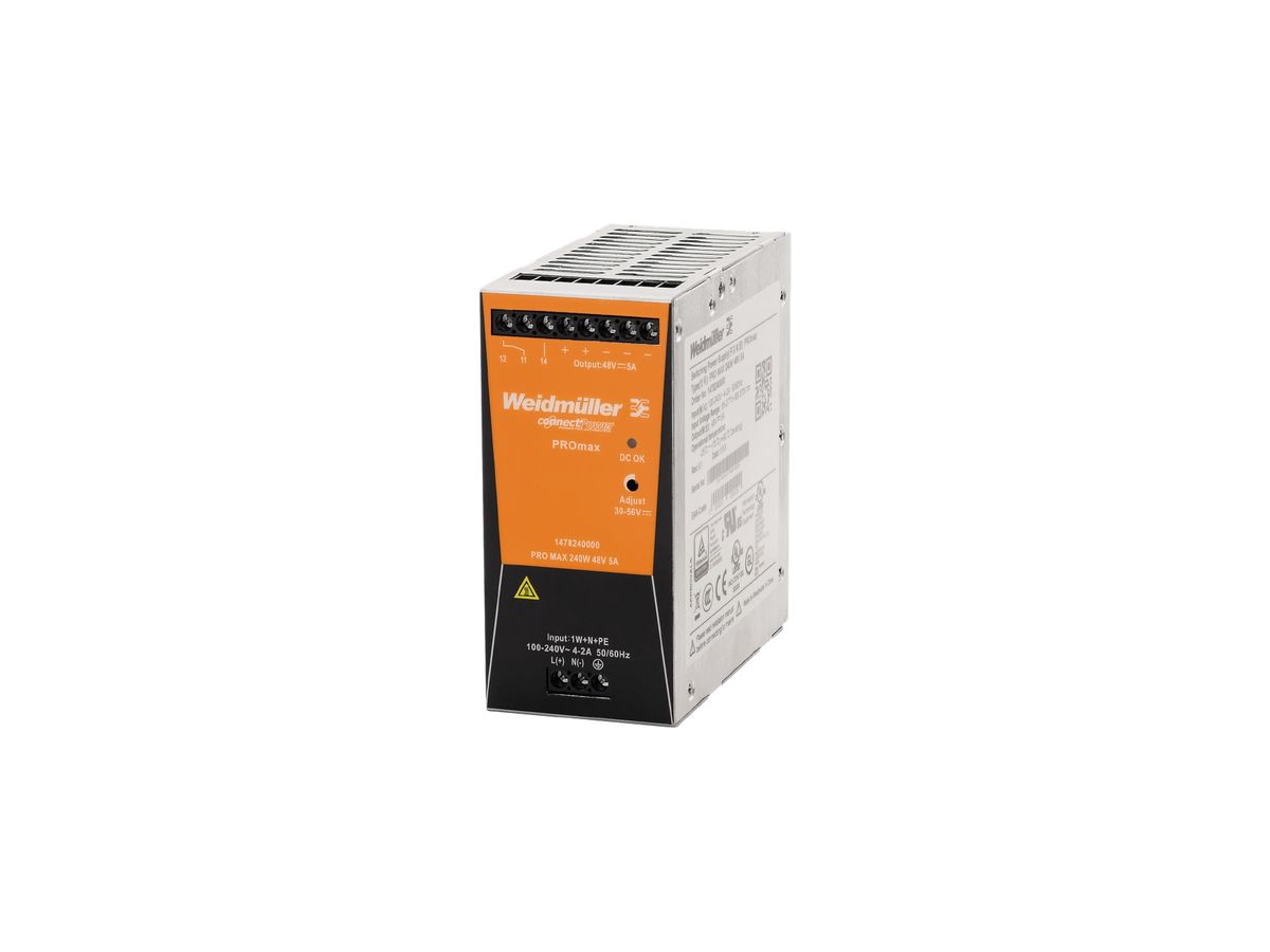 Schaltnetzgerät Weidmüller Connect Power PRO MAX 240W 24V 10A