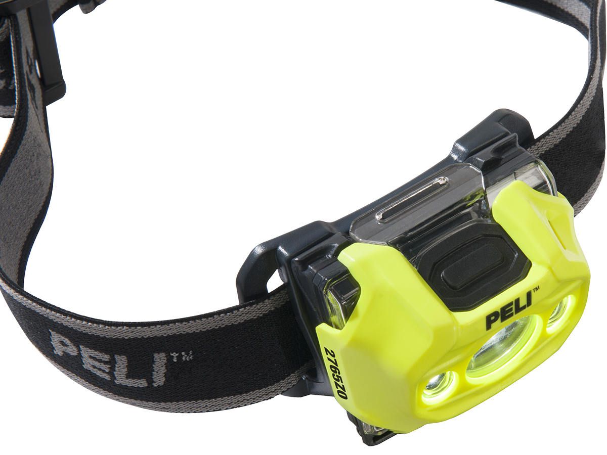 LED-Stirnlampe PELI 2765Z0 ATEX - Zone 0, gelb, IP54, 141lm.