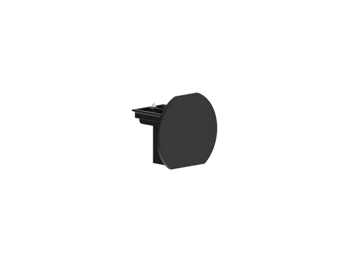 Endkappe Sylvania Lytespan ROUND 46×40mm Kunststoff schwarz