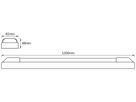 LED-Lichtleiste LDV LED POWER BATTEN 50W 4845lm 3000K 1200mm weiss