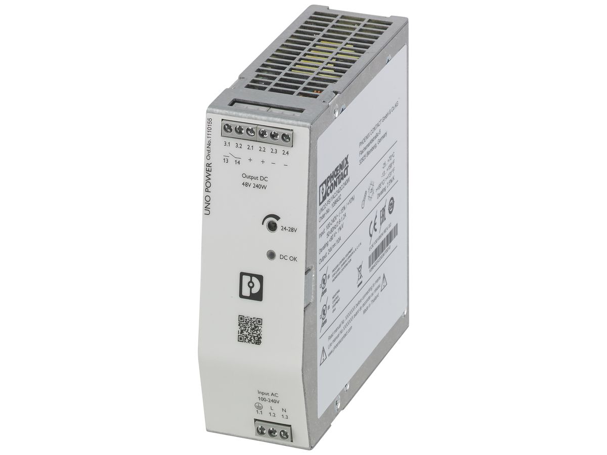 Schaltnetzteil PX UNO2-PS/1AC/48DC/240W 1L OUT 48VDC/5A