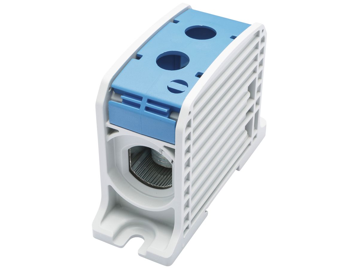 Verteilerblock Bals RKA 185 1P 353A 1×Eingang 1×Ausgang 10…95mm² blau