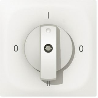 UP-Drehschalter SIDUS E 2/1L weiss