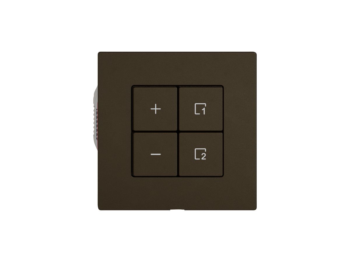 Dimmer Uni-LED EDIZIO.liv Wiser SNAPFIX® 1 Szene 4 Tasten br