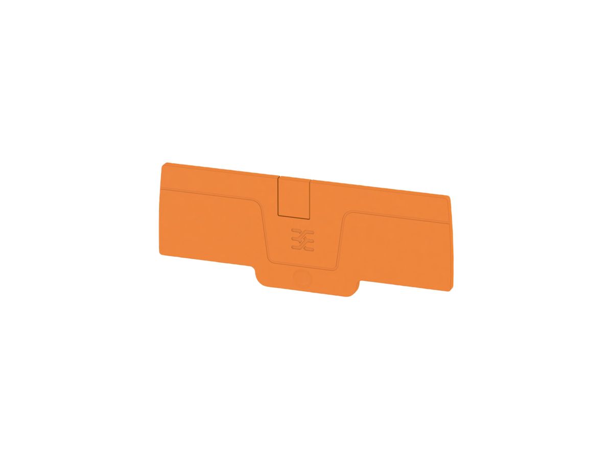 Abschlussplatte Weidmüller A-Reihe AEP 4C 4 85.8×2.1mm, orange