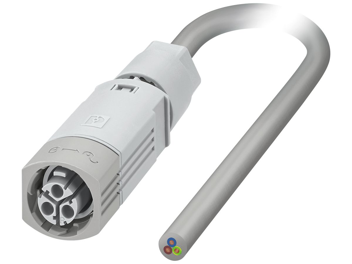 Verbindungskabel PX IPD PL 3P 2.5mm² 450V 16A 5000mm lgu Buchse-frei