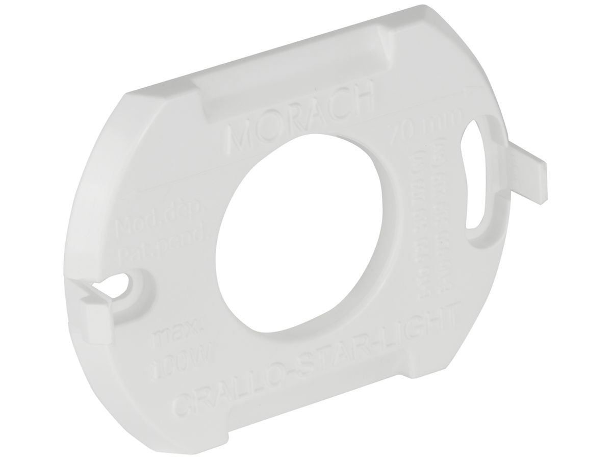 Montageplatte MT Star-Light weiss