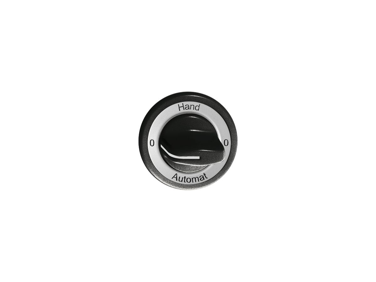 Frontset 0-Hand-0-Automat schwarz für Drehschalter FH