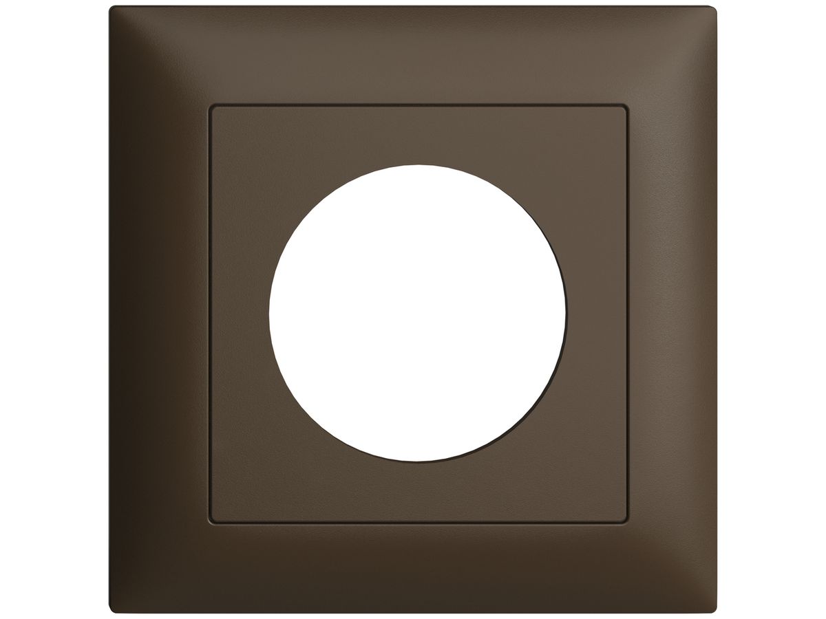 UP-Frontset EDIZIOdue coffee 88×88mm mit Bohrung 43mm