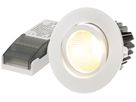 EB-LED-Spot MH maxLUCE DISC 8W 230V 3000K Loch-Ø68mm 650lm 350mA 36° IP44 weiss