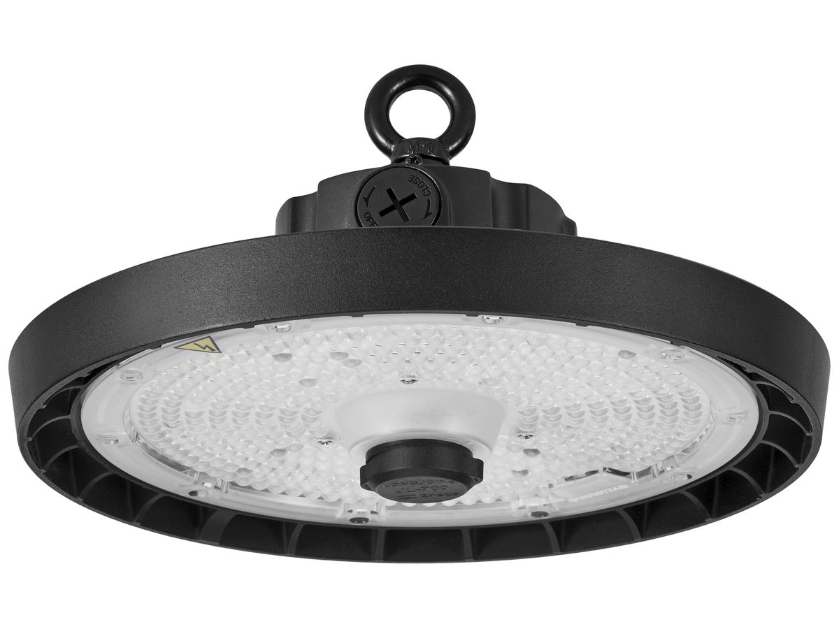 LED-Hallenstrahler Sylvania Granit 103W 12500…20600lm 840 IP65 55° 0-10V schwarz