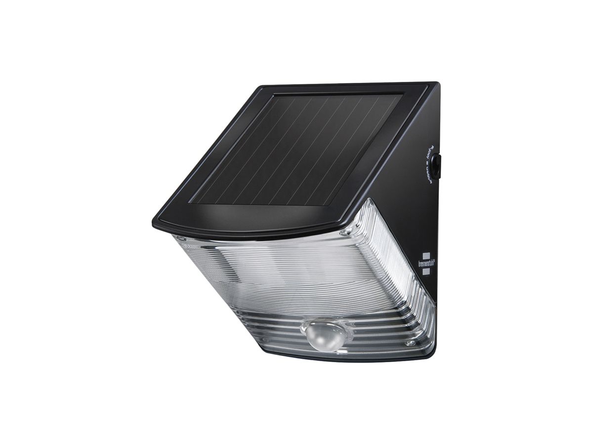 LED-Wandleuchte SOL 04 plus PIR 1W 85lm 6500K IP44 200×120×170mm schwarz