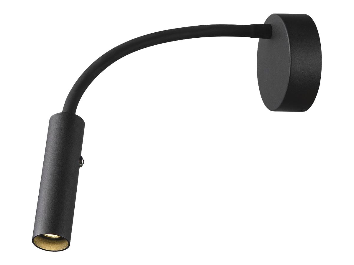 LED-Wandleuchte SLV KARPO GOOSE 5.8W 380lm 3000K Aluminium schwarz