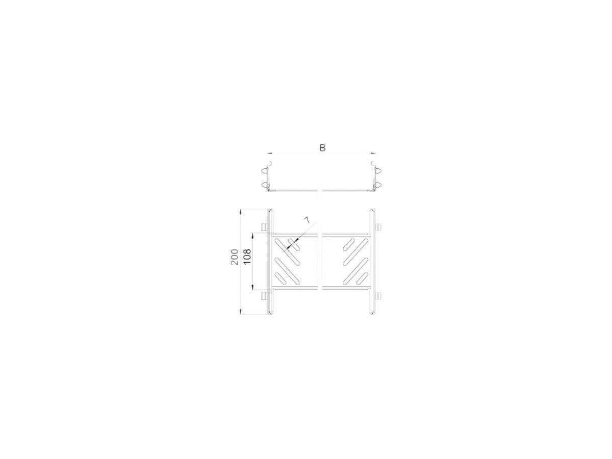 Längsverbinder-Set Magic Bettermann KTSMV 60×600mm bandverzinkt