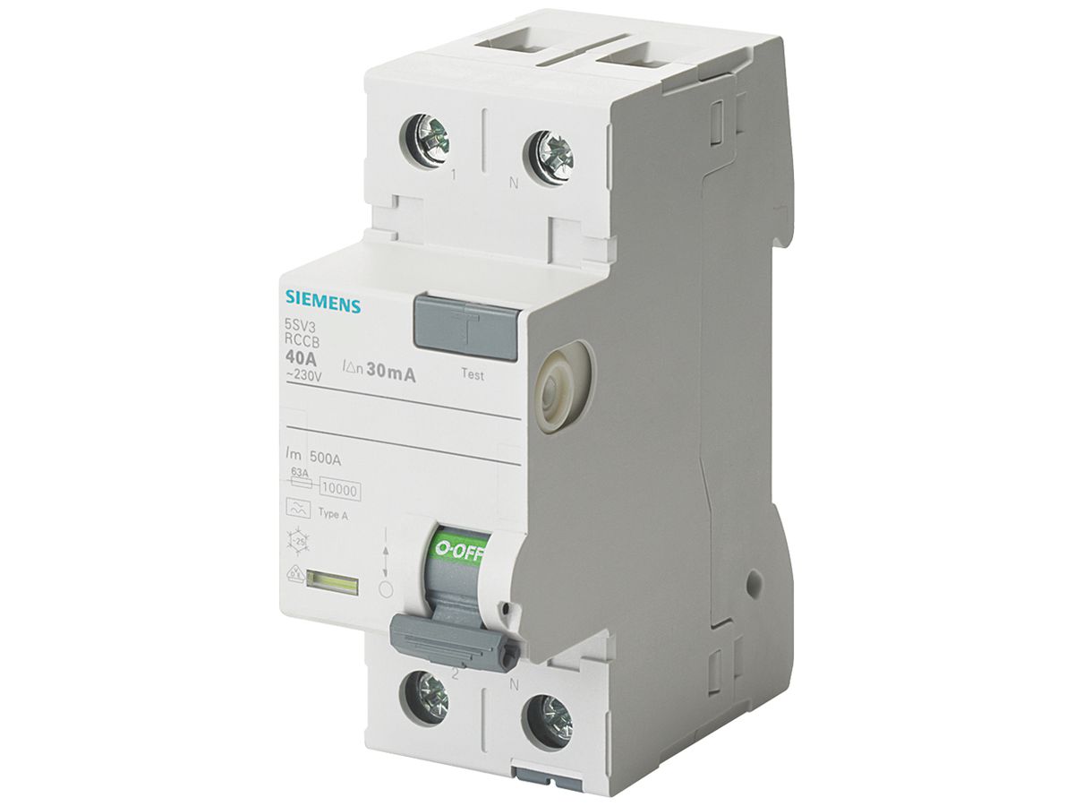 FI-Schutzschalter Siemens SENTRON 1LN 30mA/25A TypA