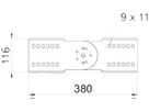 Gelenkverbinder Bettermann H=110mm verzinkt zu Kabelleiter