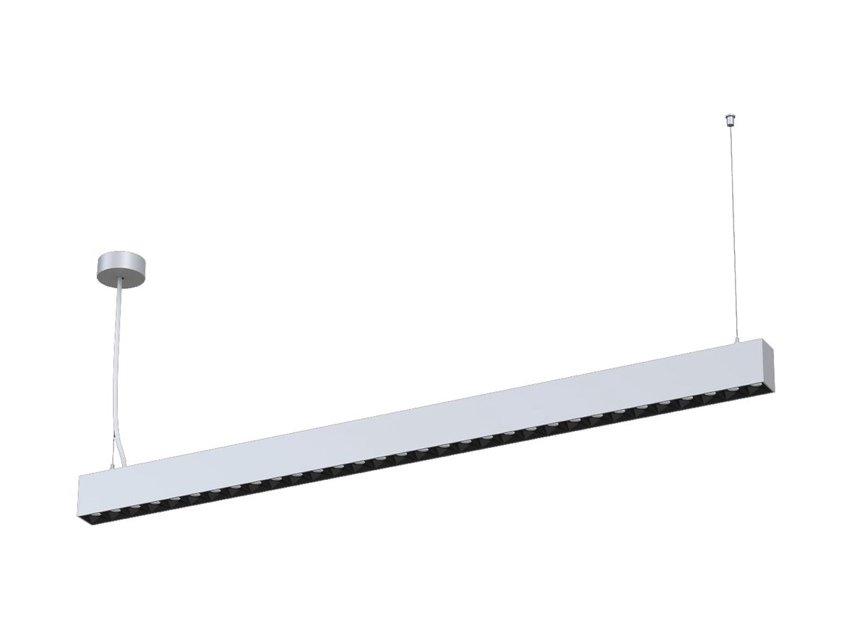LED-Pendelleuchte Oculus 70W 3000K 7150lm DALI UGR10 weiss