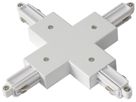 X-Verbinder SLV für 1-Phasen Stromschiene, weiss