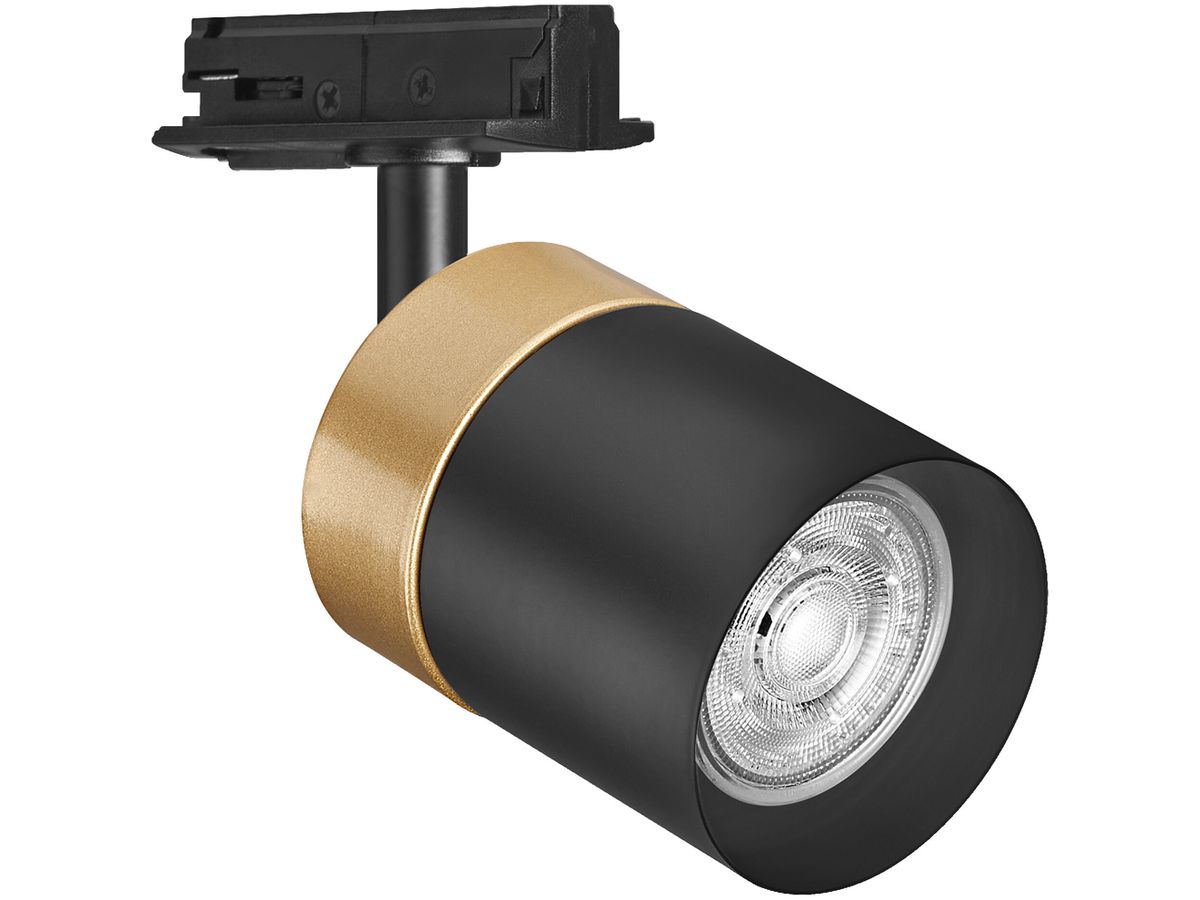 Spot LEDVANCE TRACKLIGHT CYLINDER GU10 35W L=142mm schwarz/gold