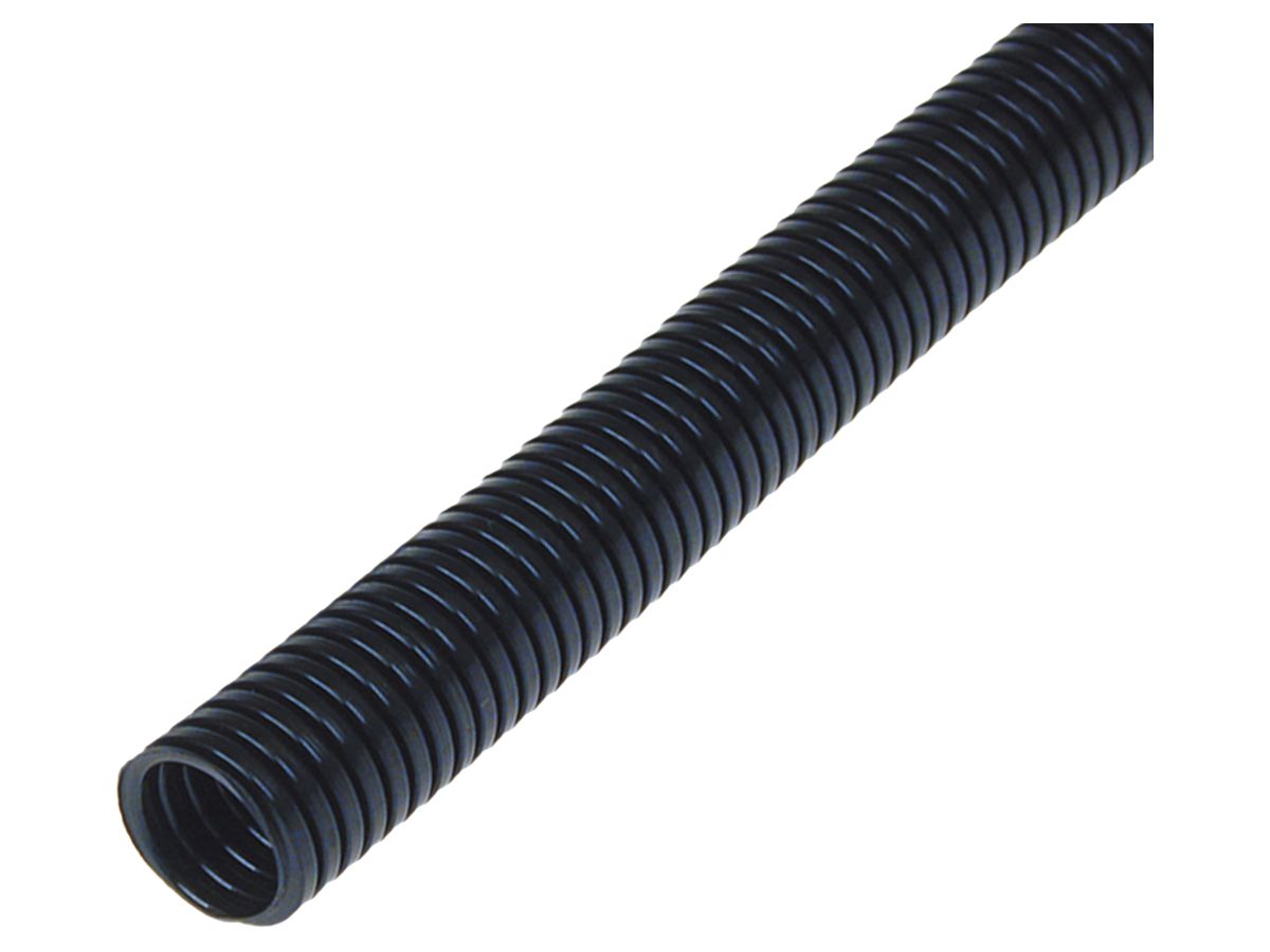 Wellschlauch Plica Nylflex, Ø10mm, Polyamid 6, schwarz