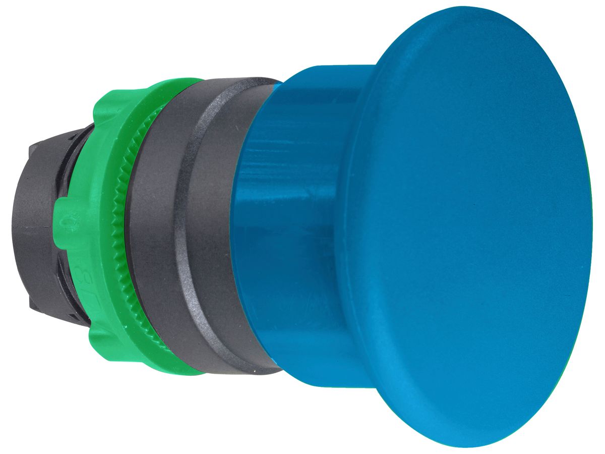 Pilzdrucktastervorsatz Harmony XB5 blau Ø22.5mm hoch