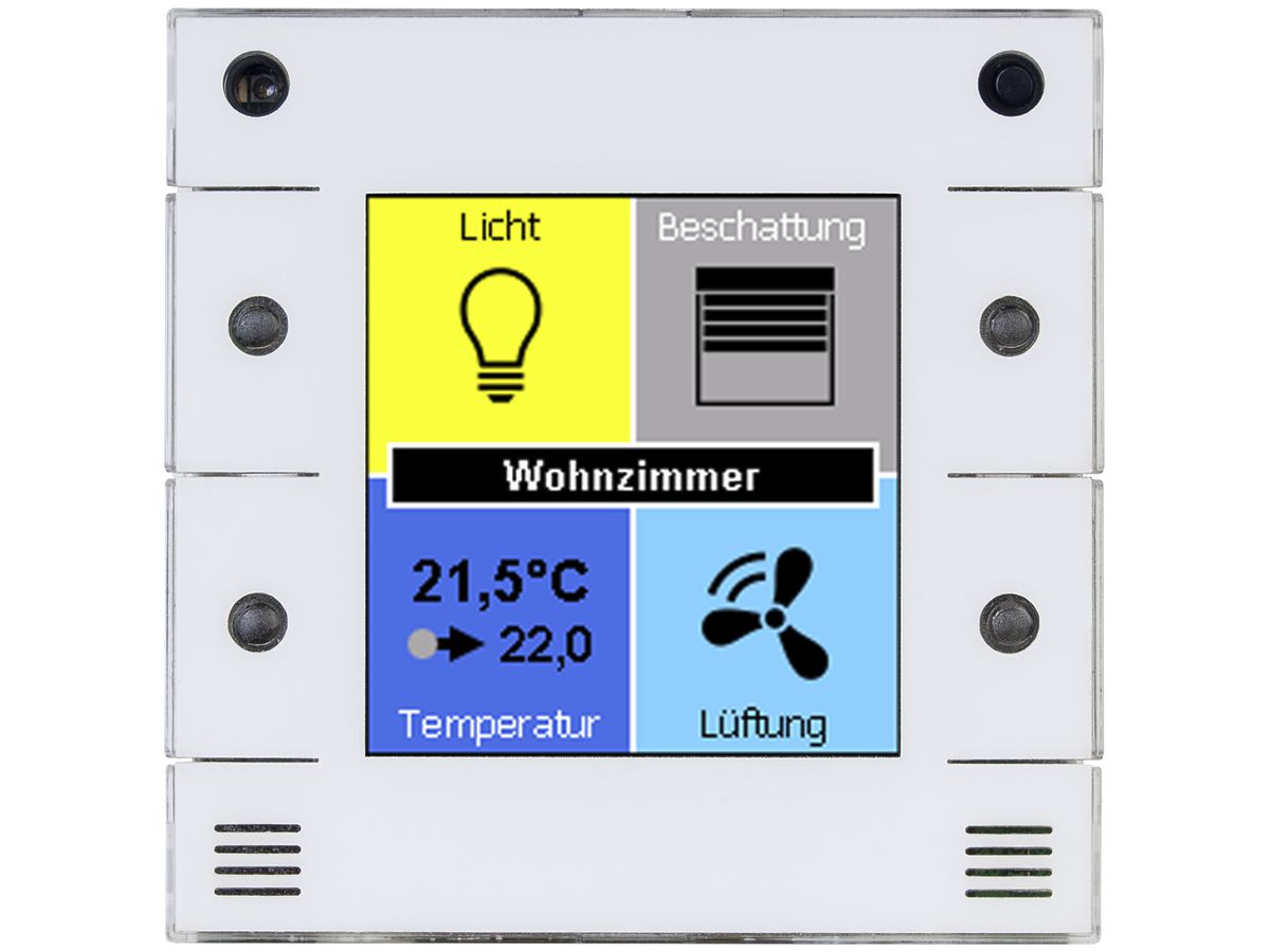 EB-Raumbediengerät u::Lux Switch, Ausführung digitalSTROM, 55×55mm, weiss