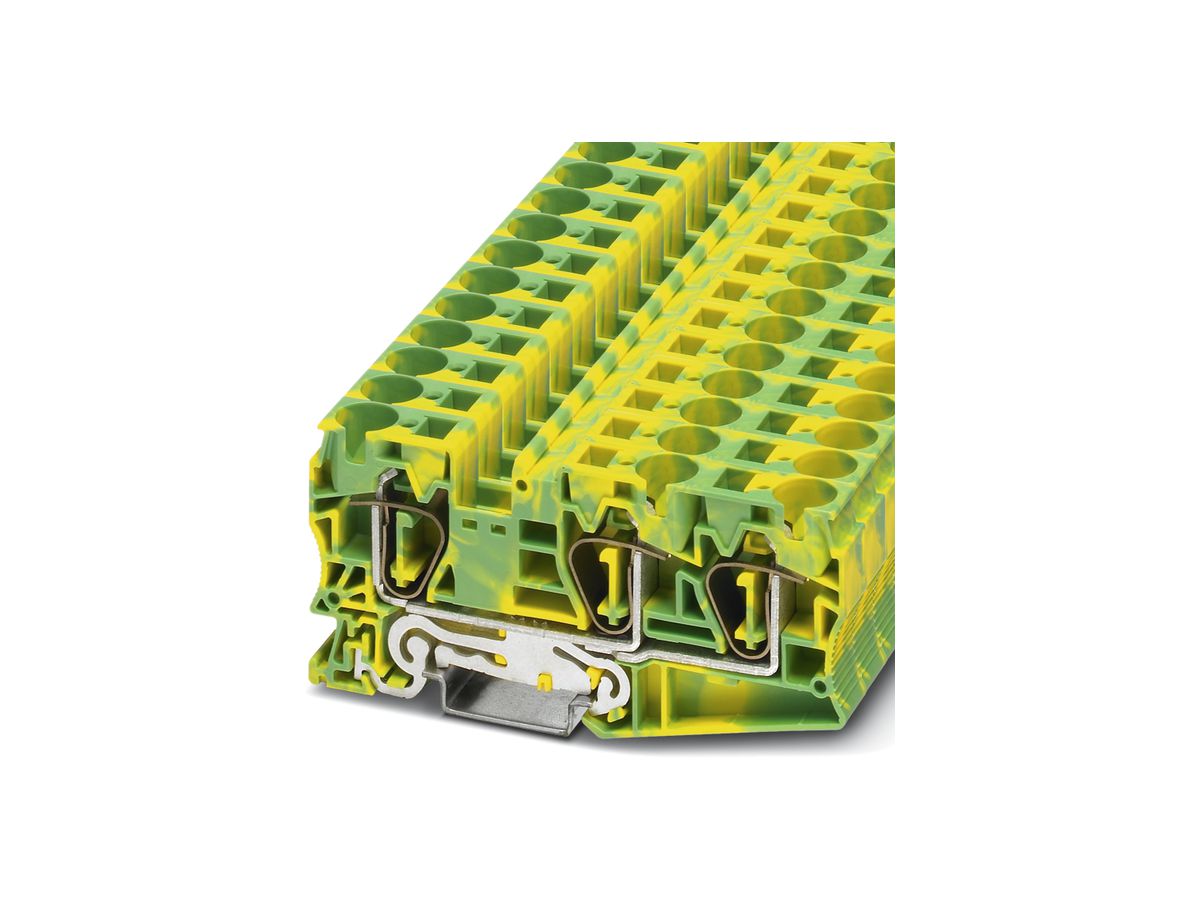 Durchgangsreihenklemme 0.2…25mm² grün/gelb ST 16-TWIN-PE